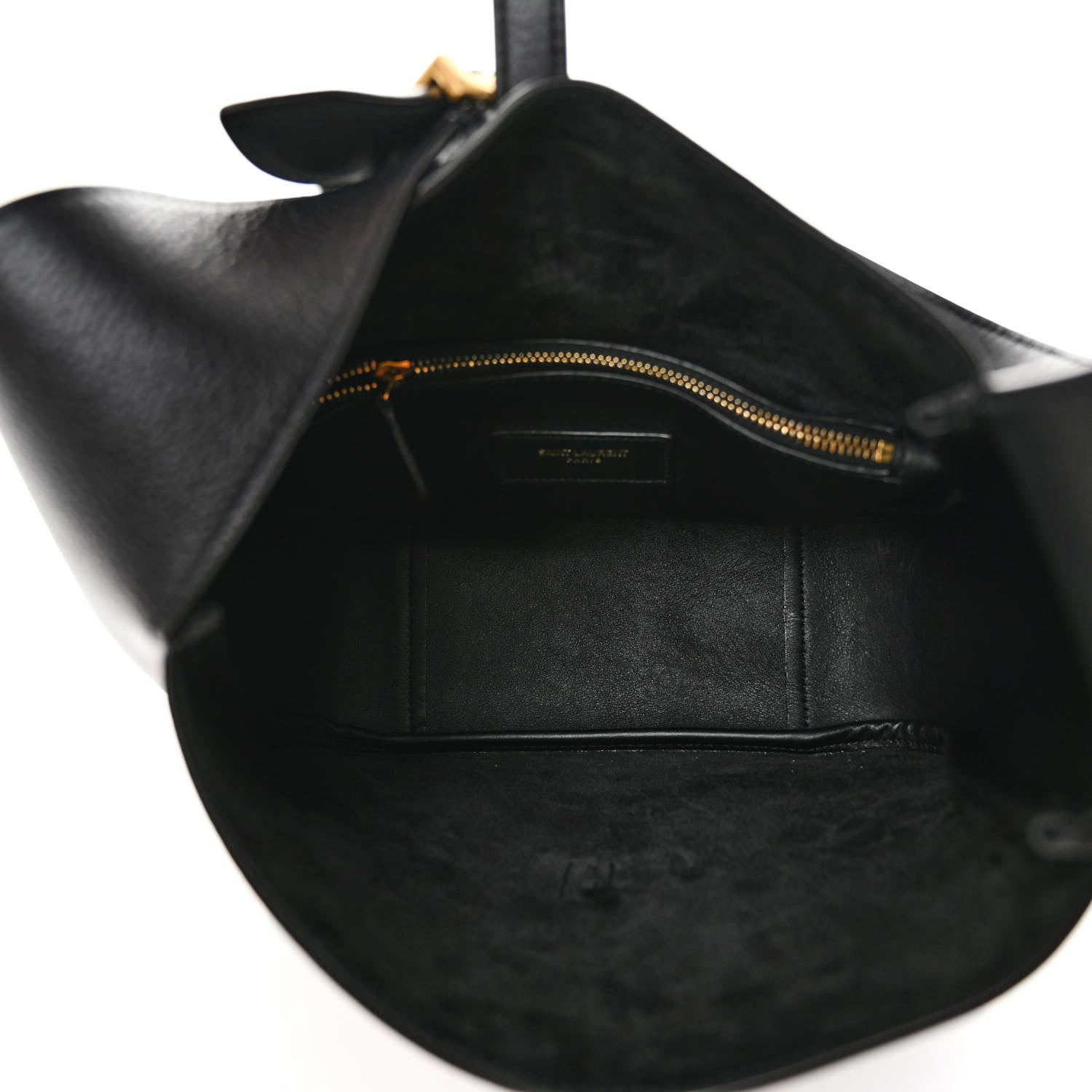 Saint Laurent Smooth Calfskin Small Le 5 A 7 Soft Hobo Black 5 of 9