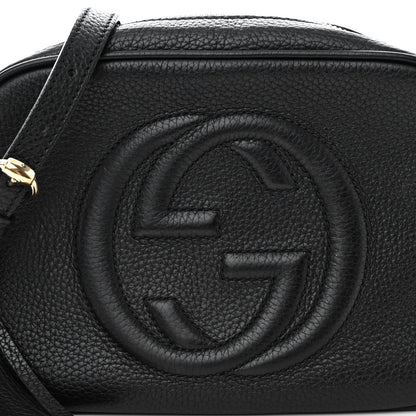 Gucci Pebbled Calfskin Small Soho Disco Bag Black 7 of 9