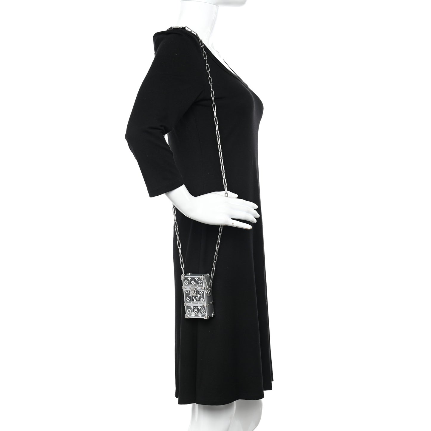 Monogram Transparent Plexiglass Trunk Box Pouch