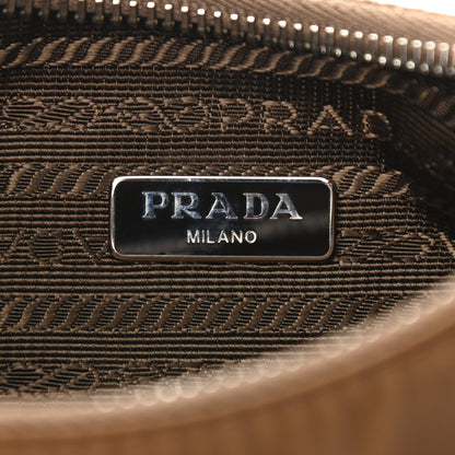 Prada Tessuto Nylon Saffiano Re-Edition 2005 Shoulder Bag Cacao 6 of 11