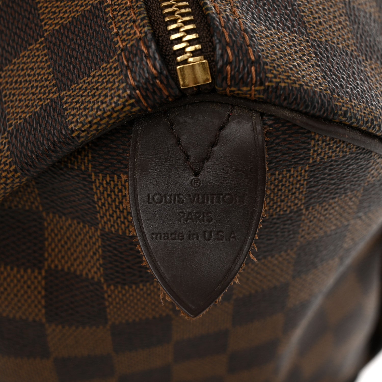 Louis Vuitton Damier Ebene Speedy 35 6 of 10
