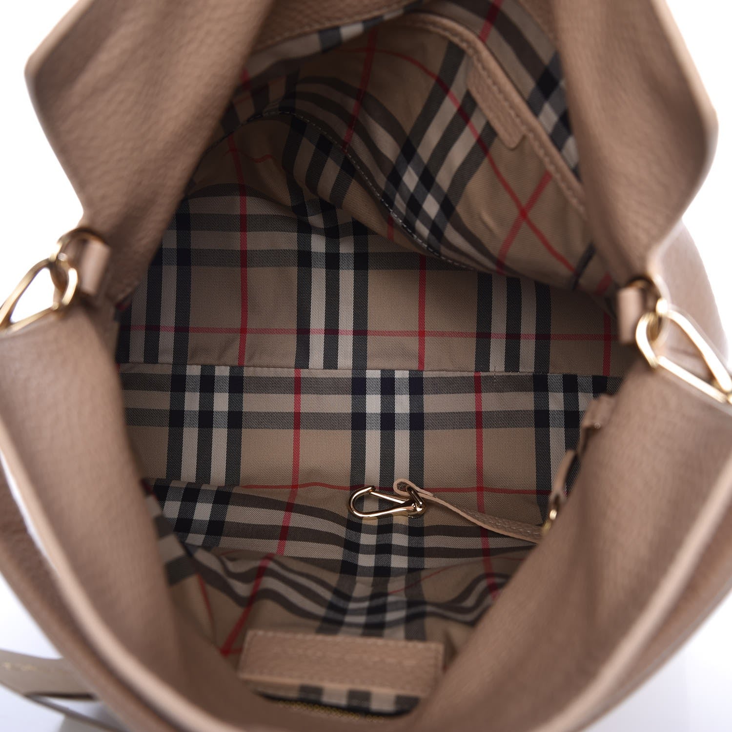 Burberry Grainy Calfskin Medium Cale Hobo Light Nude 5 of 7