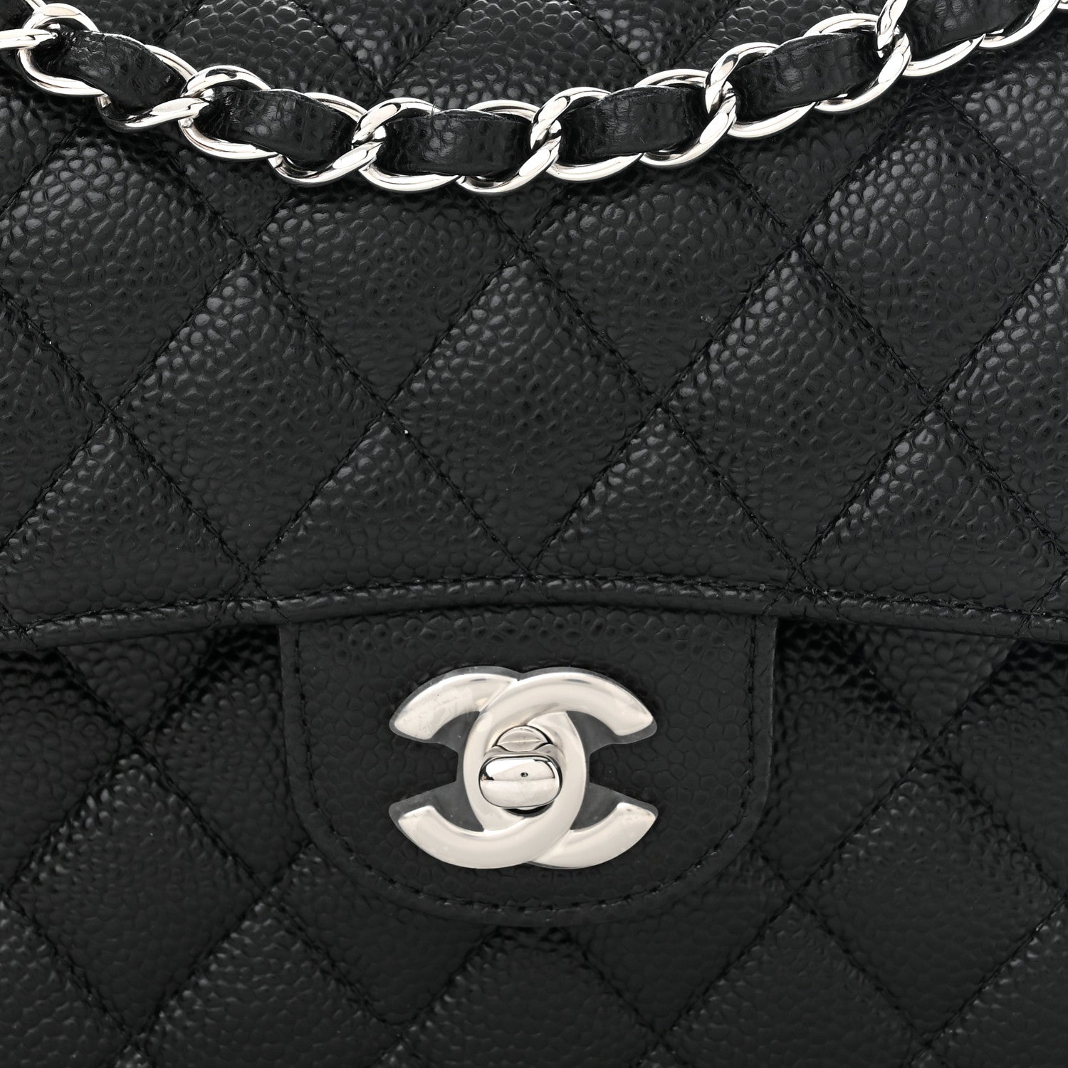 Chanel Caviar Quilted Small Double Flap Black 7 of 11