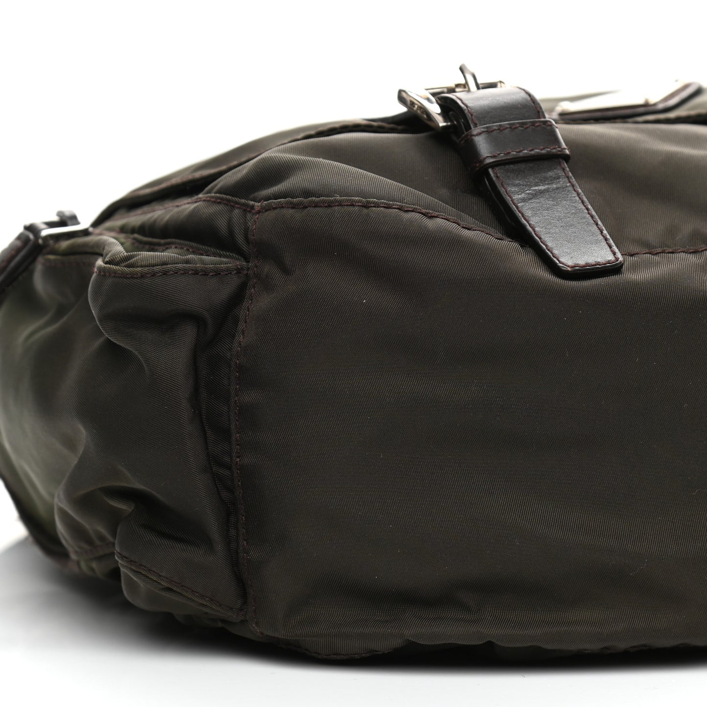 Tessuto Nylon Saffiano Messenger Bag Mimetico