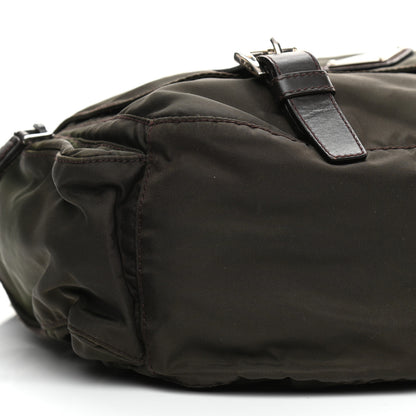 Prada Tessuto Nylon Saffiano Messenger Bag Mimetico 8 of 12