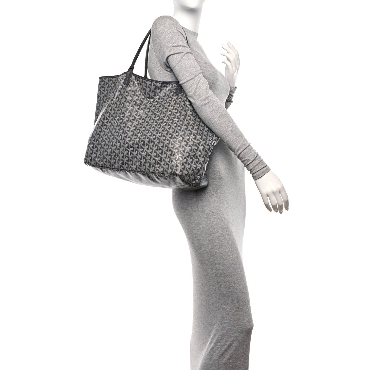 Goyard Goyardine Saint Louis GM Grey 2 of 11