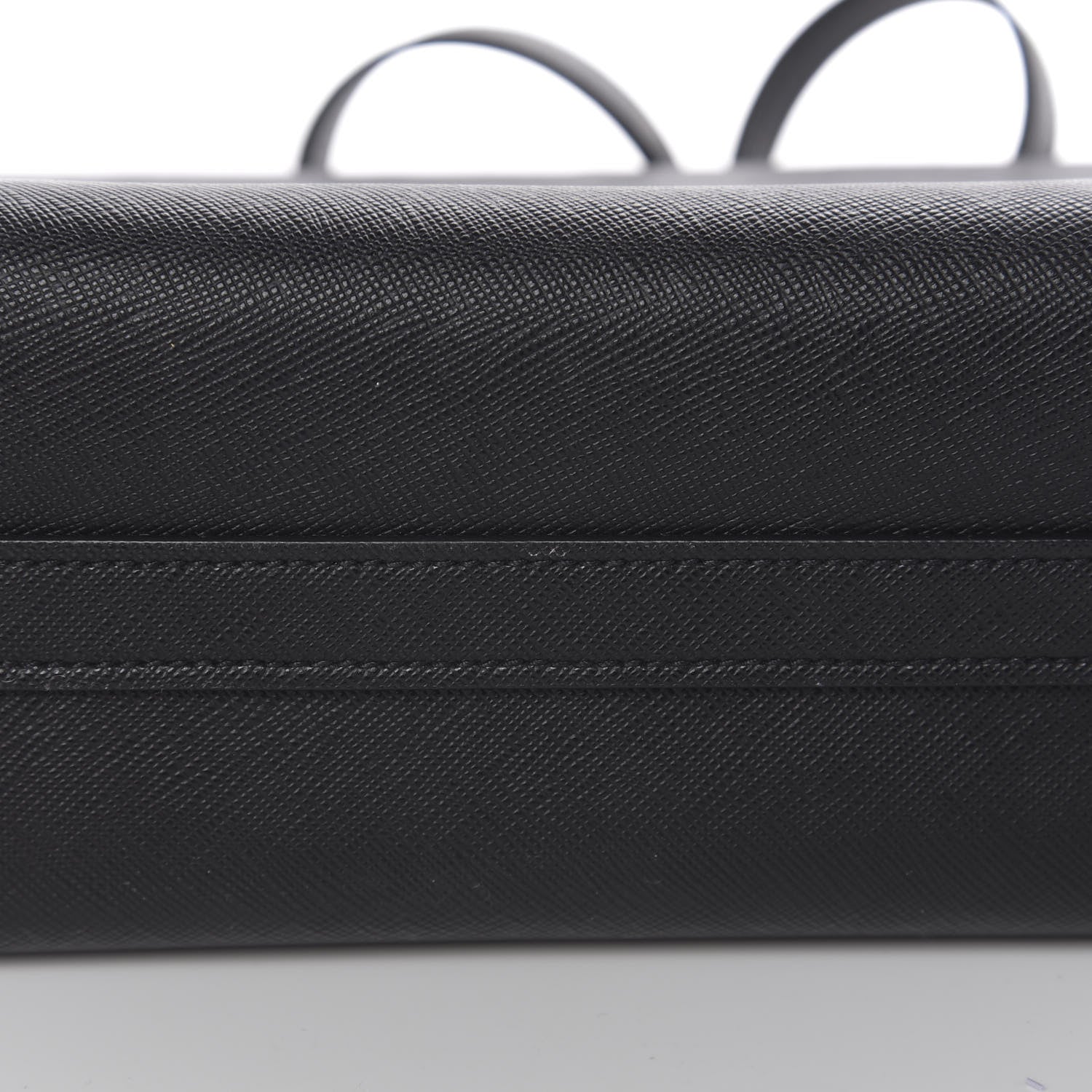 Prada Saffiano Esplanade Crossbody Bag Black 8 of 9