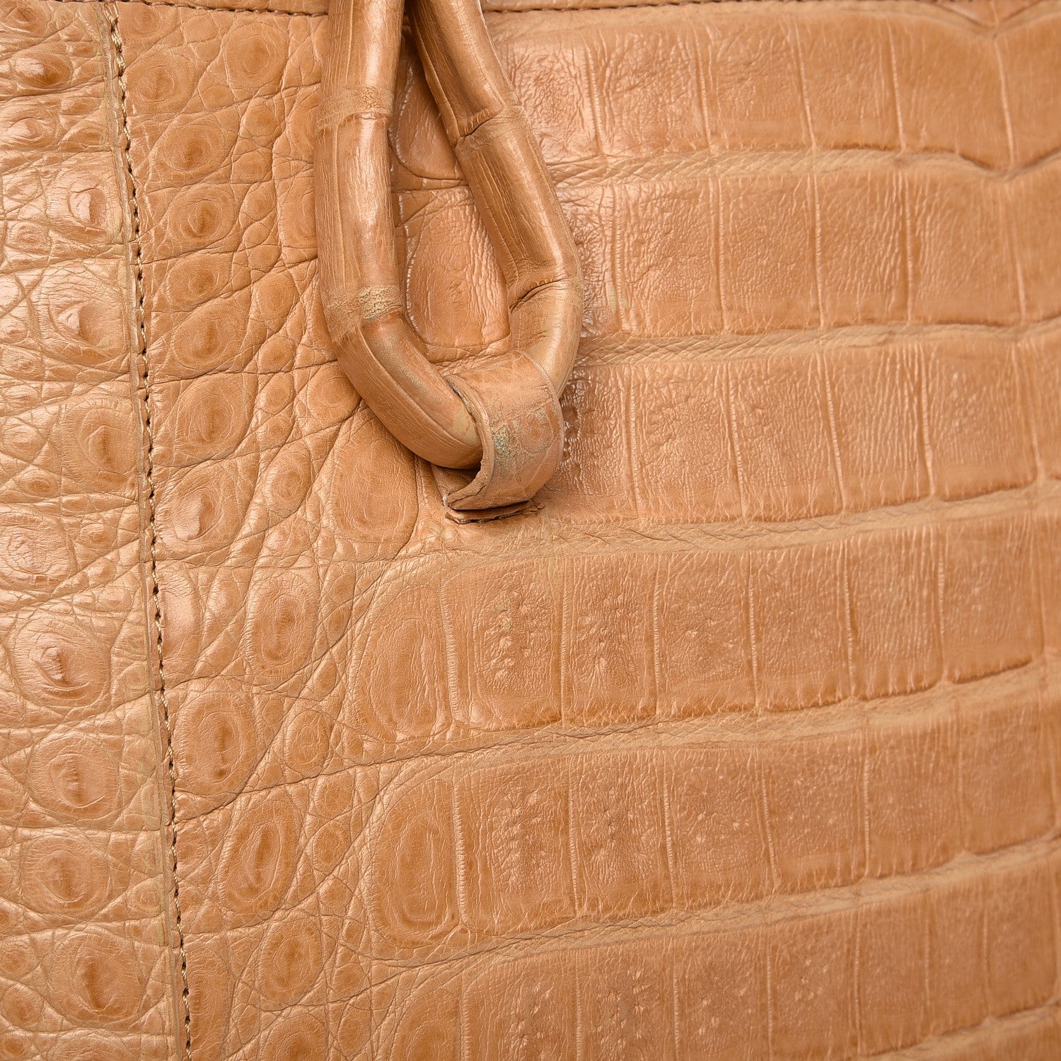 Nancy Gonzalez Crocodile Tote Beige 8 of 11