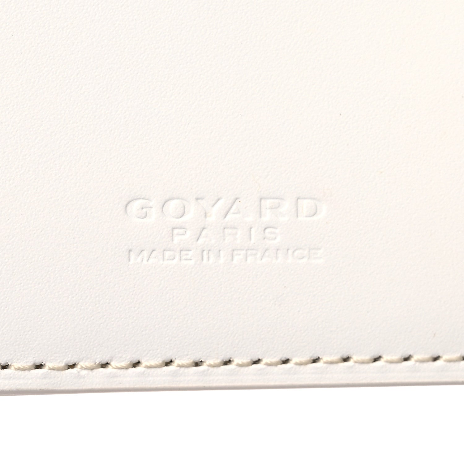 Goyard Goyardine Insert Victoire Card Wallet White 6 of 7