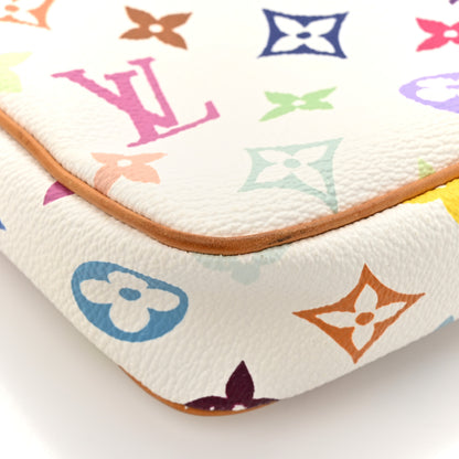 Louis Vuitton Monogram Multicolor Pochette Accessories White 14 of 17