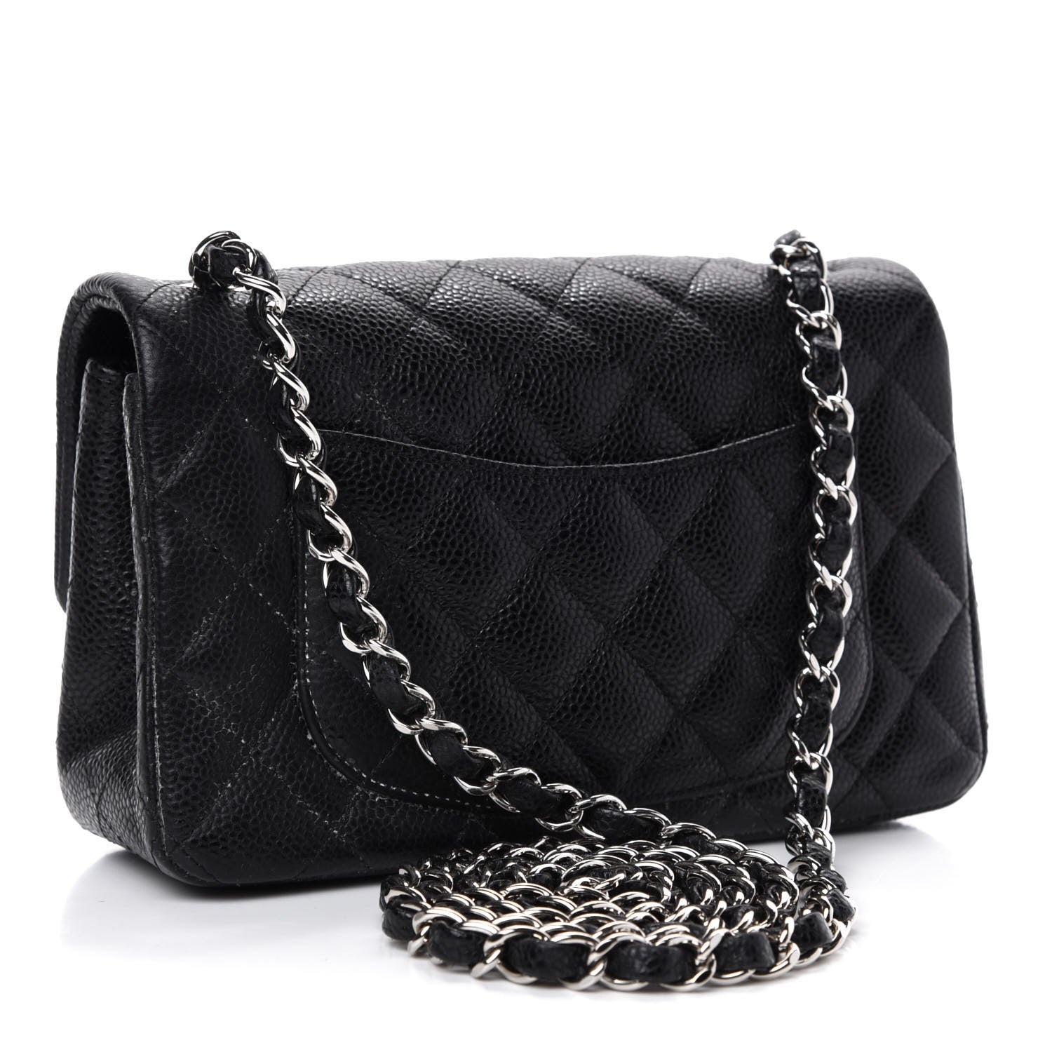 Chanel Caviar Quilted Mini Rectangular Flap Black 3 of 11