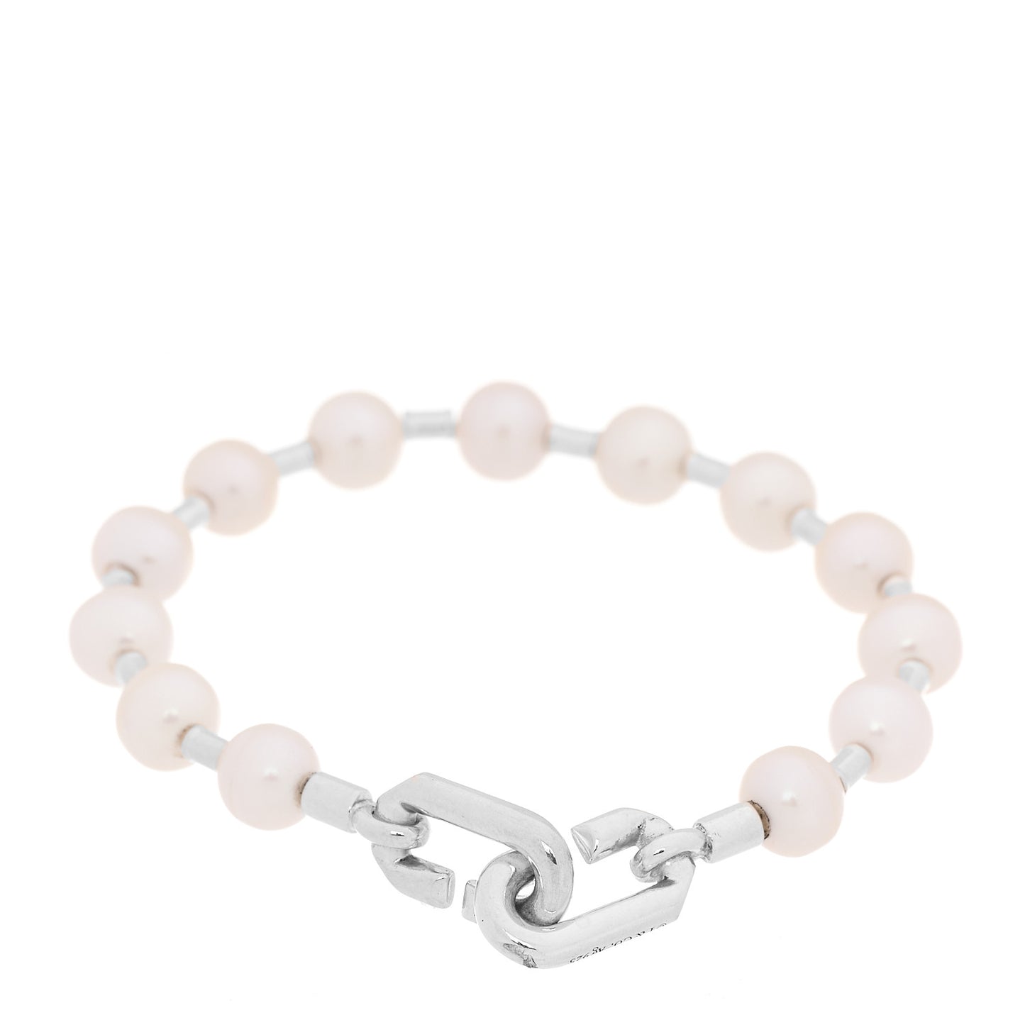 Sterling Silver Freshwater Cultured Pearl 7-8mm HardWear Bracelet