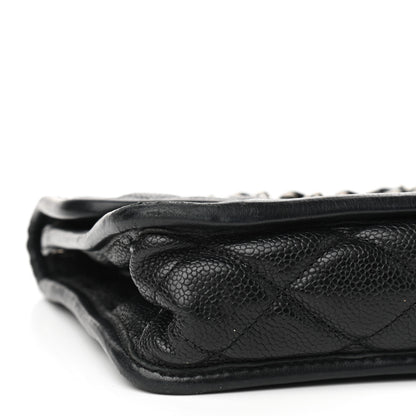 Chanel Caviar Quilted Medium French Riviera Flap Black 11 of 12