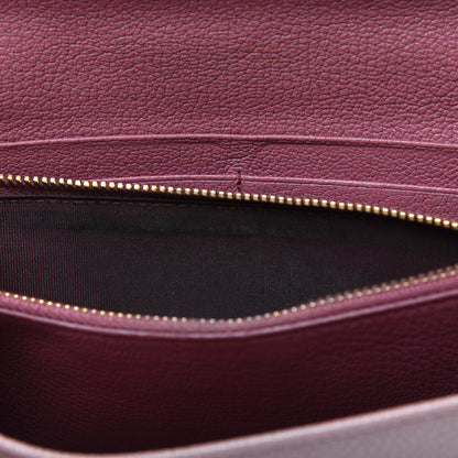 Miu Miu Goatskin Madras Bi-Color Continental Wallet Anticho Orchidea 13 of 26