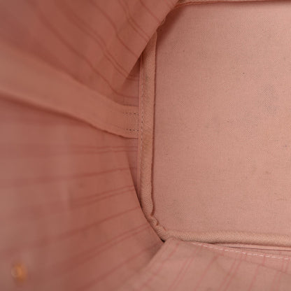 Louis Vuitton Damier Ebene Neo Neverfull MM Rose Ballerine 12 of 20