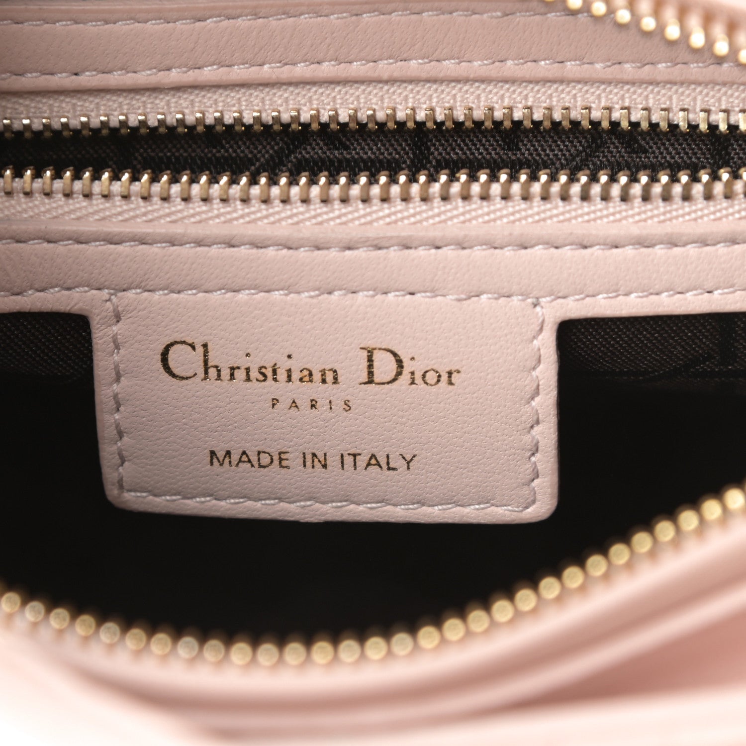 Christian Dior Lambskin Cannage Medium Lady Dior Light Pink 6 of 14