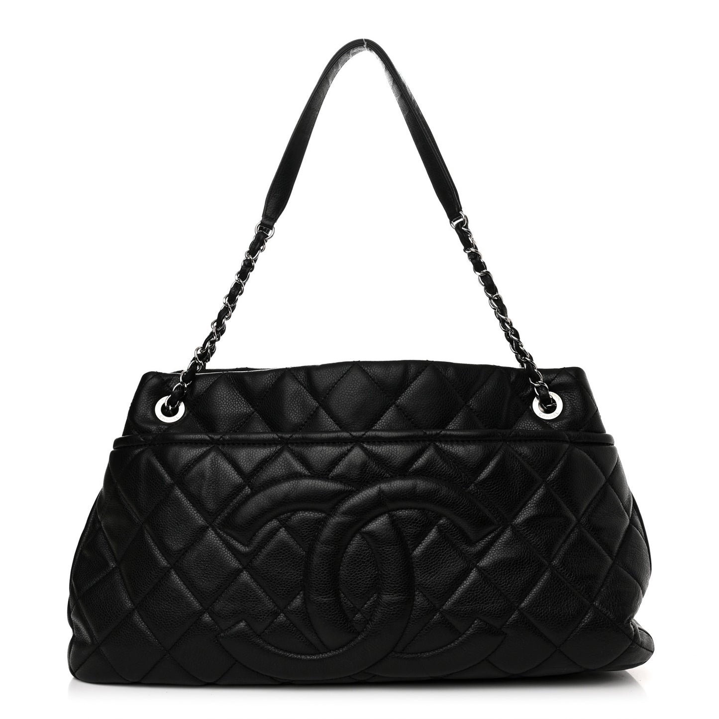 Caviar Quilted CC Timeless Soft Tote Black