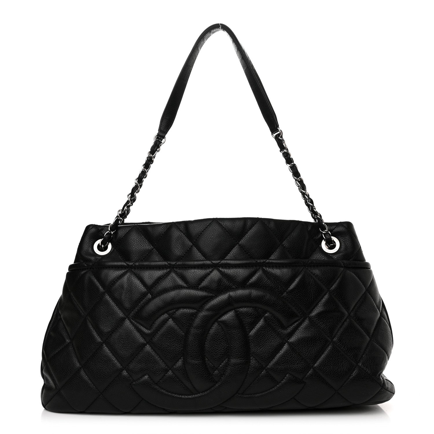Chanel Caviar Quilted CC Timeless Soft Tote Black 1 of 10