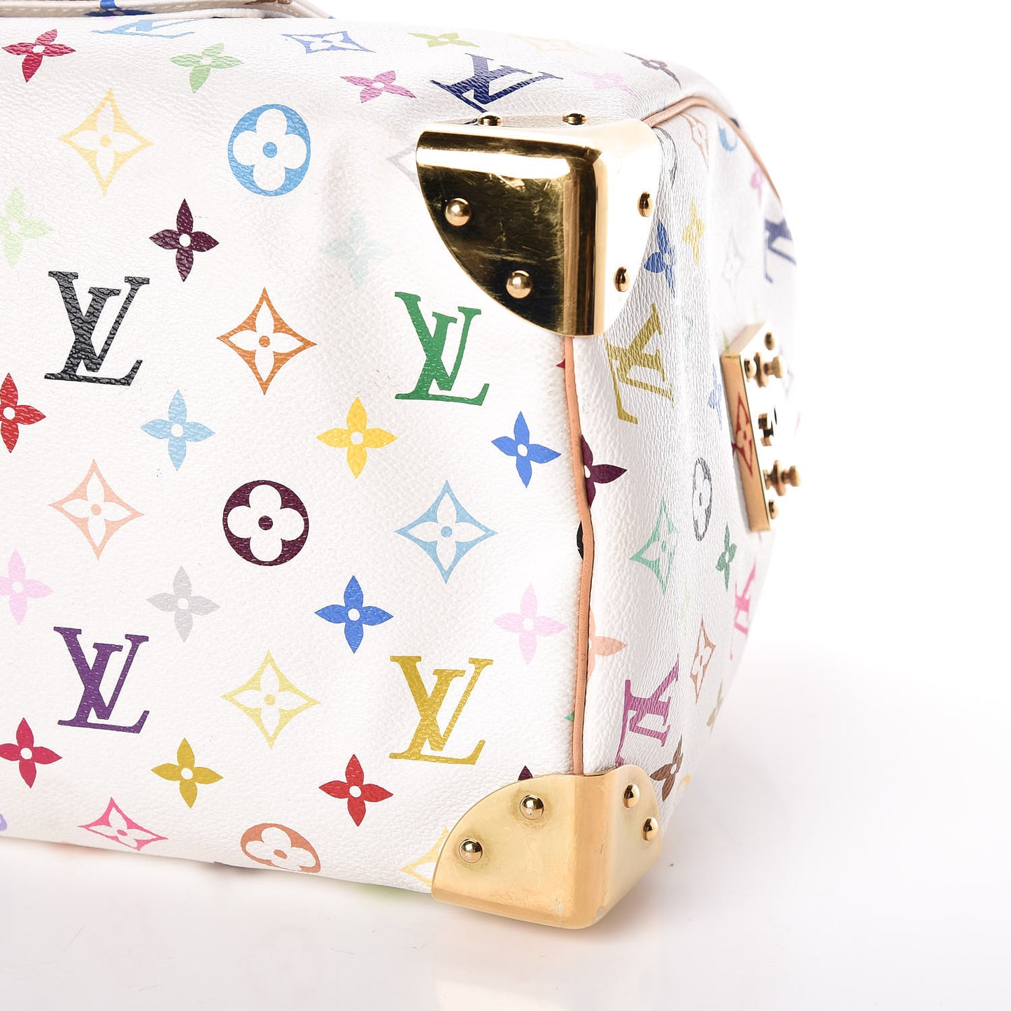 Monogram Multicolor Speedy 30 White