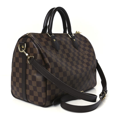 Louis Vuitton Damier Ebene Speedy Bandouliere 30 2 of 9