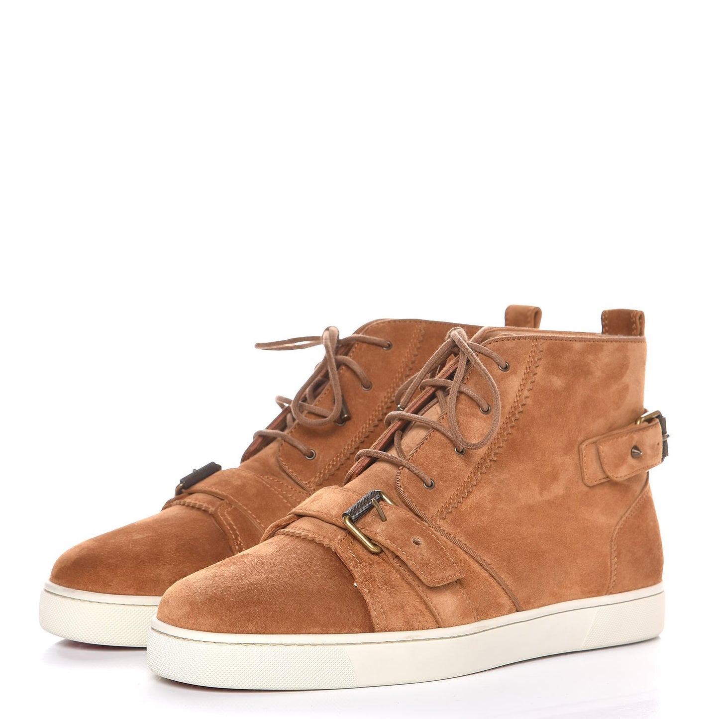 Mens Veau Velours Flat Nono Sneakers 45 Safari