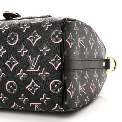 Louis Vuitton Monogram Fall for You Speedy Bandouliere 25 Black 9 of 10