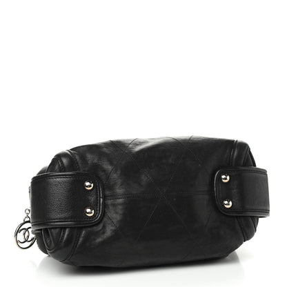 Chanel Calfskin Round Bowling Bag Black 3 of 10