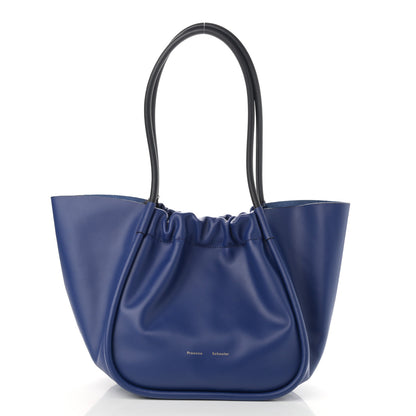 Proenza Schouler Calfskin Large Ruched Tote Cobalt 2 of 9