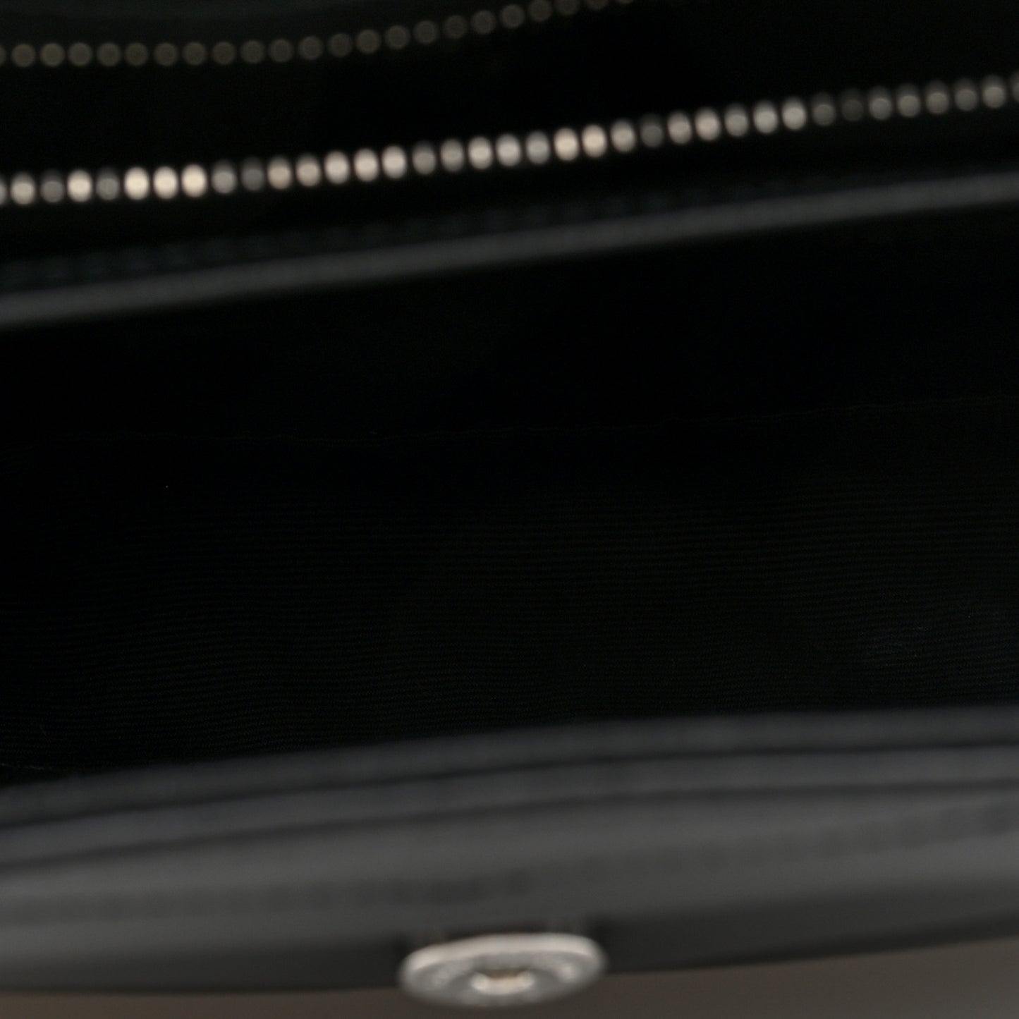 Calfskin Y Quilted Monogram Toy Loulou Crossbody Bag Black