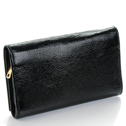 Saint Laurent Patent Y-Mail Wallet Black 3 of 7