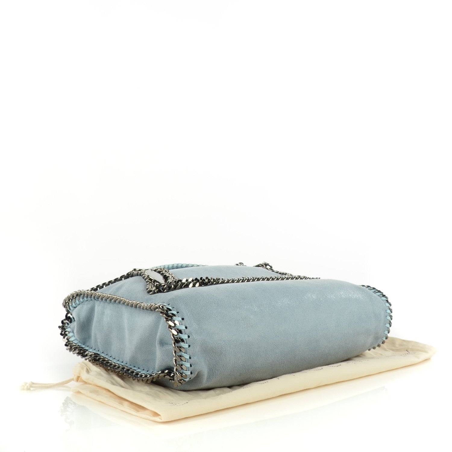 Stella McCartney Shaggy Deer Small Falabella Tote Ice Blue 4 of 9