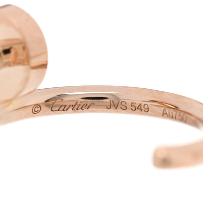 Cartier 18K Pink Gold Juste Un Clou Hoop Earrings 4 of 5