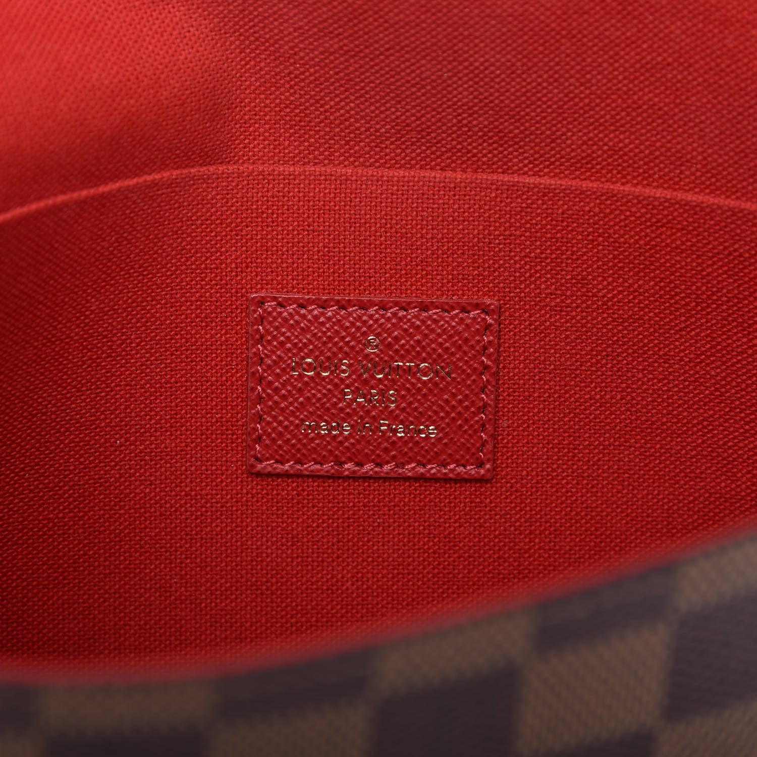 Louis Vuitton Damier Ebene Pochette Felicie Chain Wallet 9 of 11
