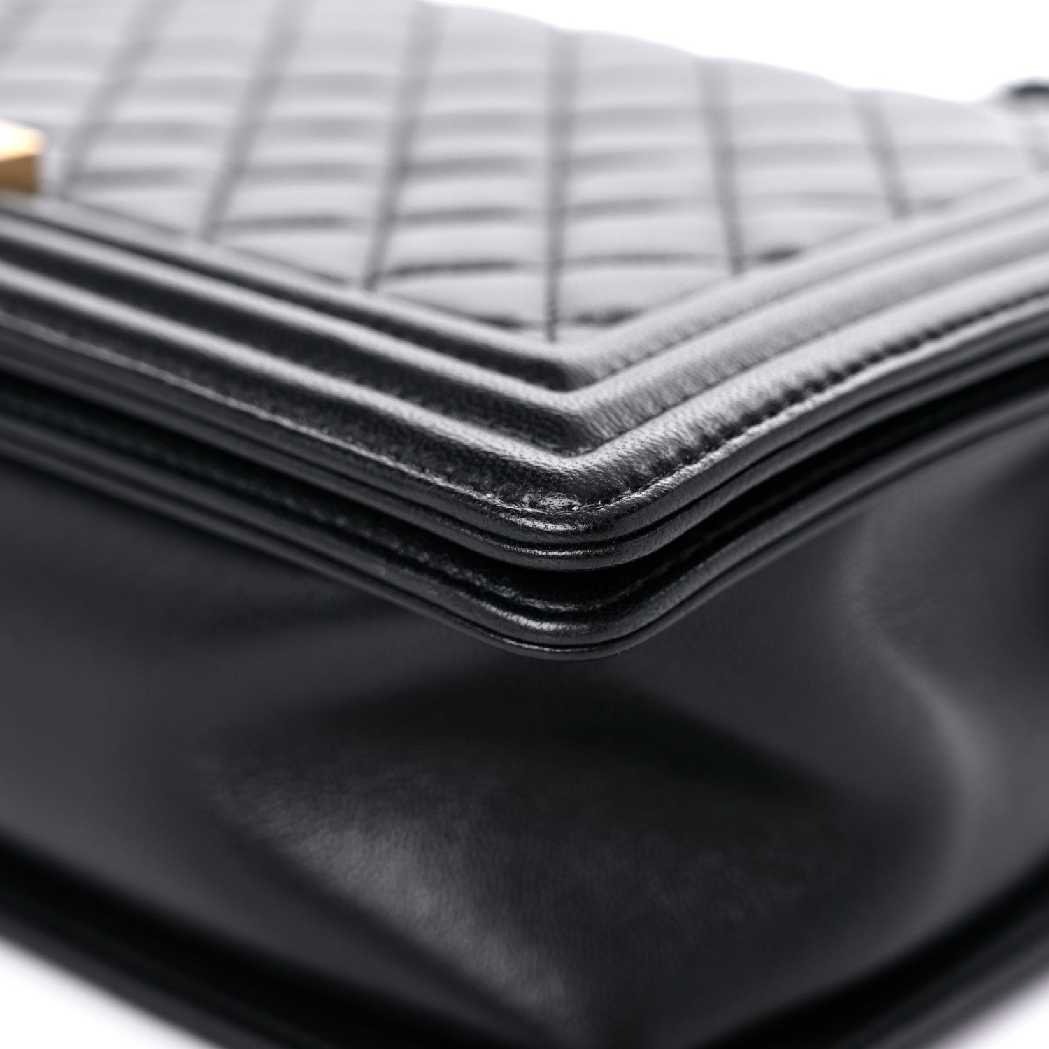 Chanel Lambskin Quilted New Medium Boy Flap Black 9 of 13