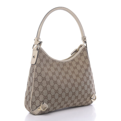 Gucci Monogram Medium Abbey D Ring Hobo Off White 3 of 13