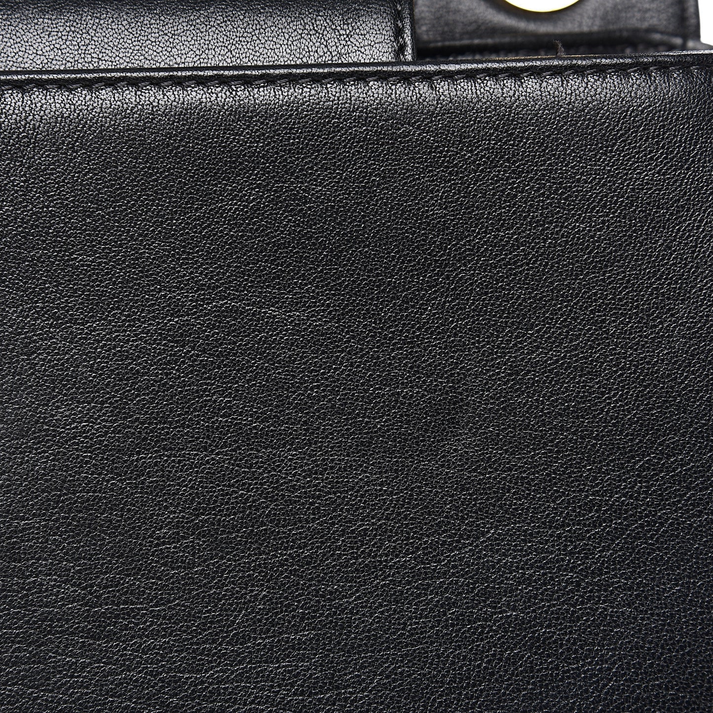 Sheepskin Quilted Vintage Mademoiselle Flap Black