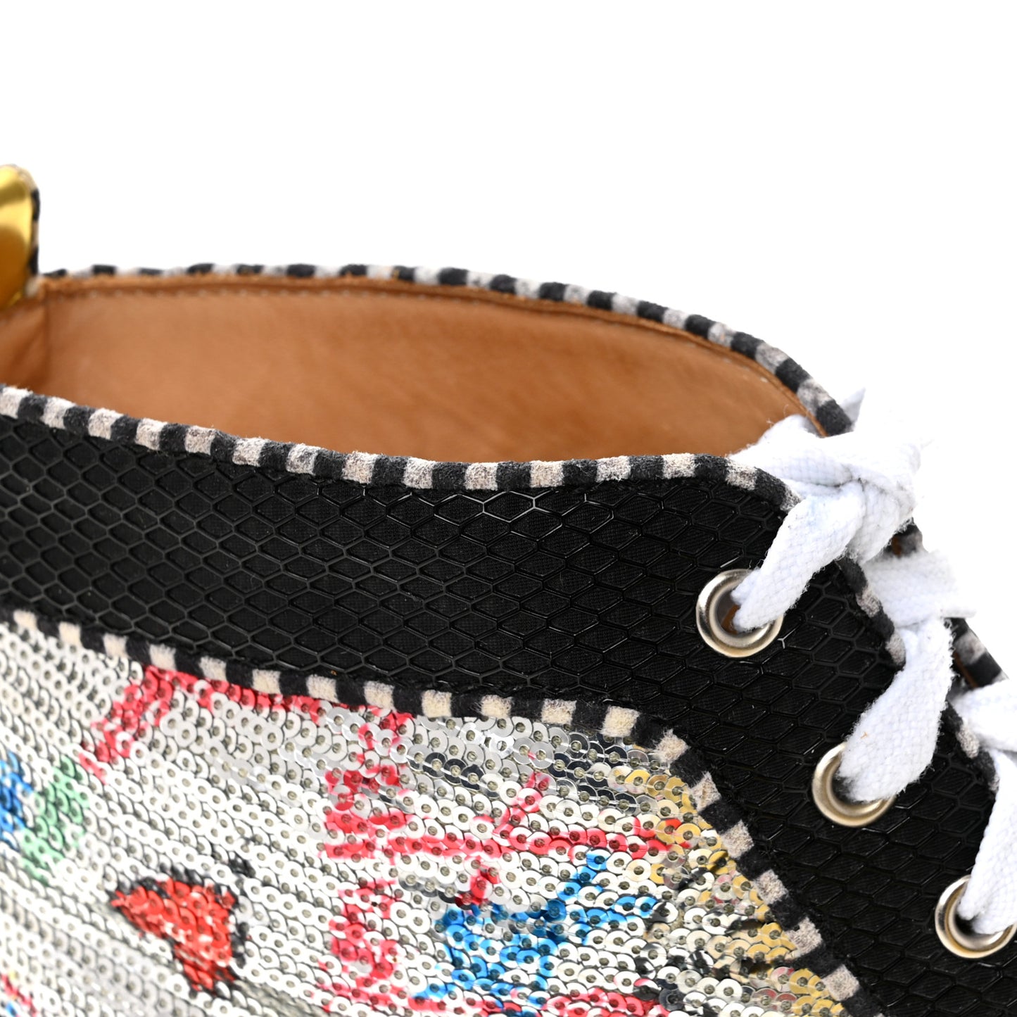 Patent Flash Paillettes Mens Rantus Orlato Sneakers 44 Version Silver