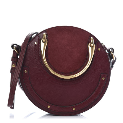 Chloe Calfskin Suede Small Pixie Bag Sienna Red 1 of 10