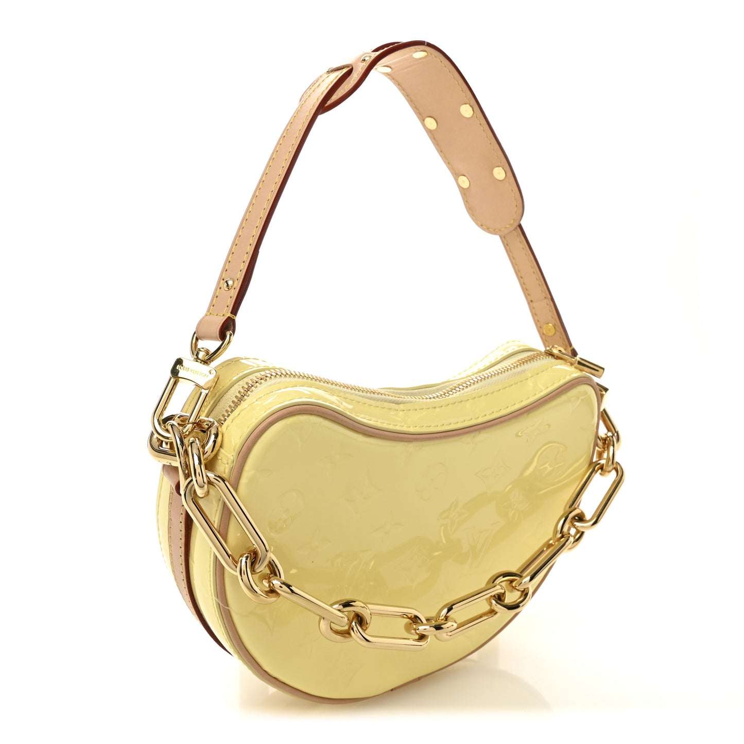Vernis Croissant PM NM Pochette Chic And Yellow
