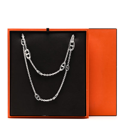 Hermes Sterling Silver Farandole Necklace 120 5 of 5