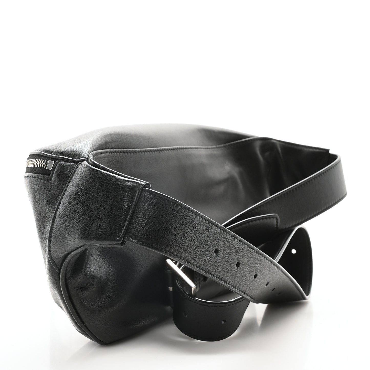 Lambskin Monogram Belt Bag Black