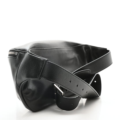 Saint Laurent Lambskin Monogram Belt Bag Black 3 of 10