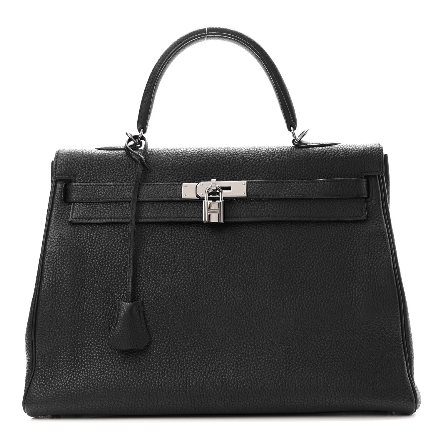 Hermes Taurillon Clemence Kelly Retourne 35 Black 1 of 10
