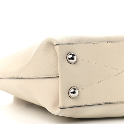 Louis Vuitton Veau Soie Calfskin Parnassea Bagatelle Hobo Blanc Casse 18 of 19