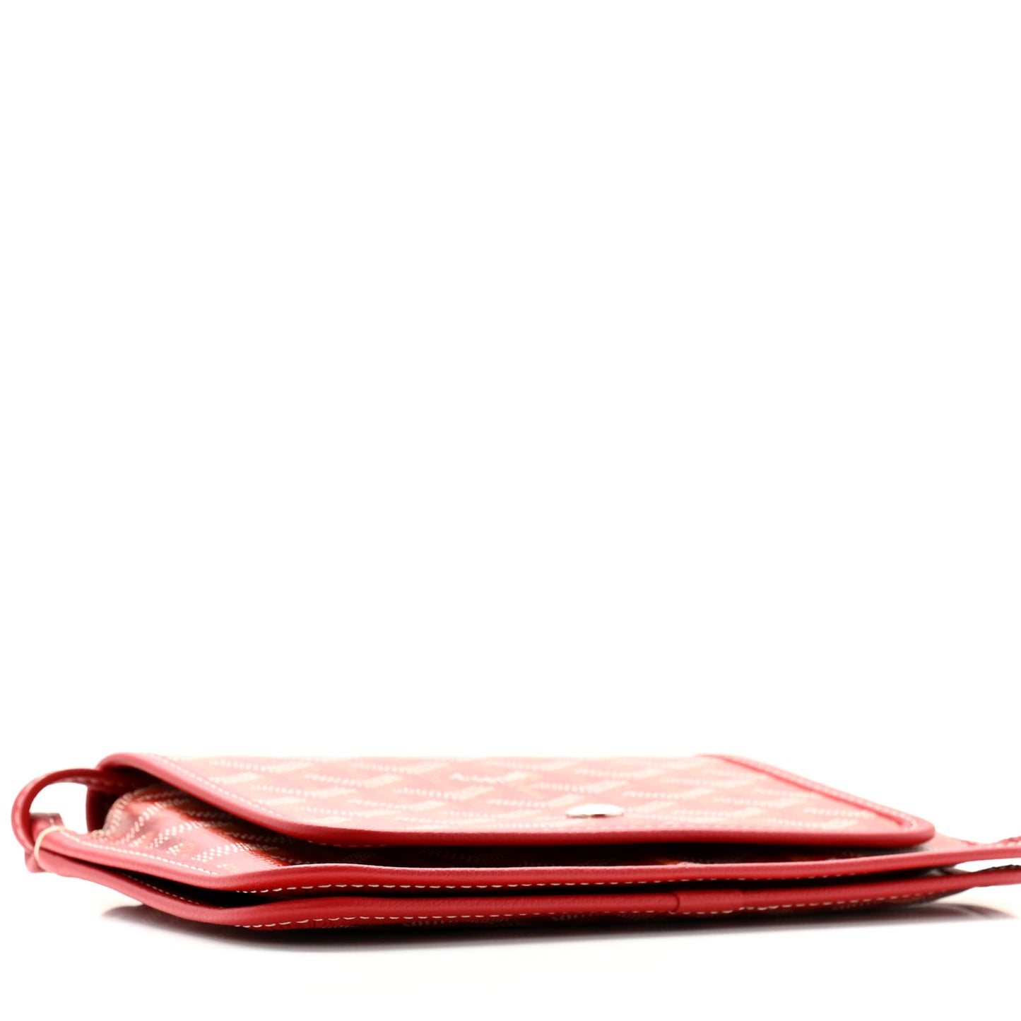Goyardine Plumet Wallet Clutch Red