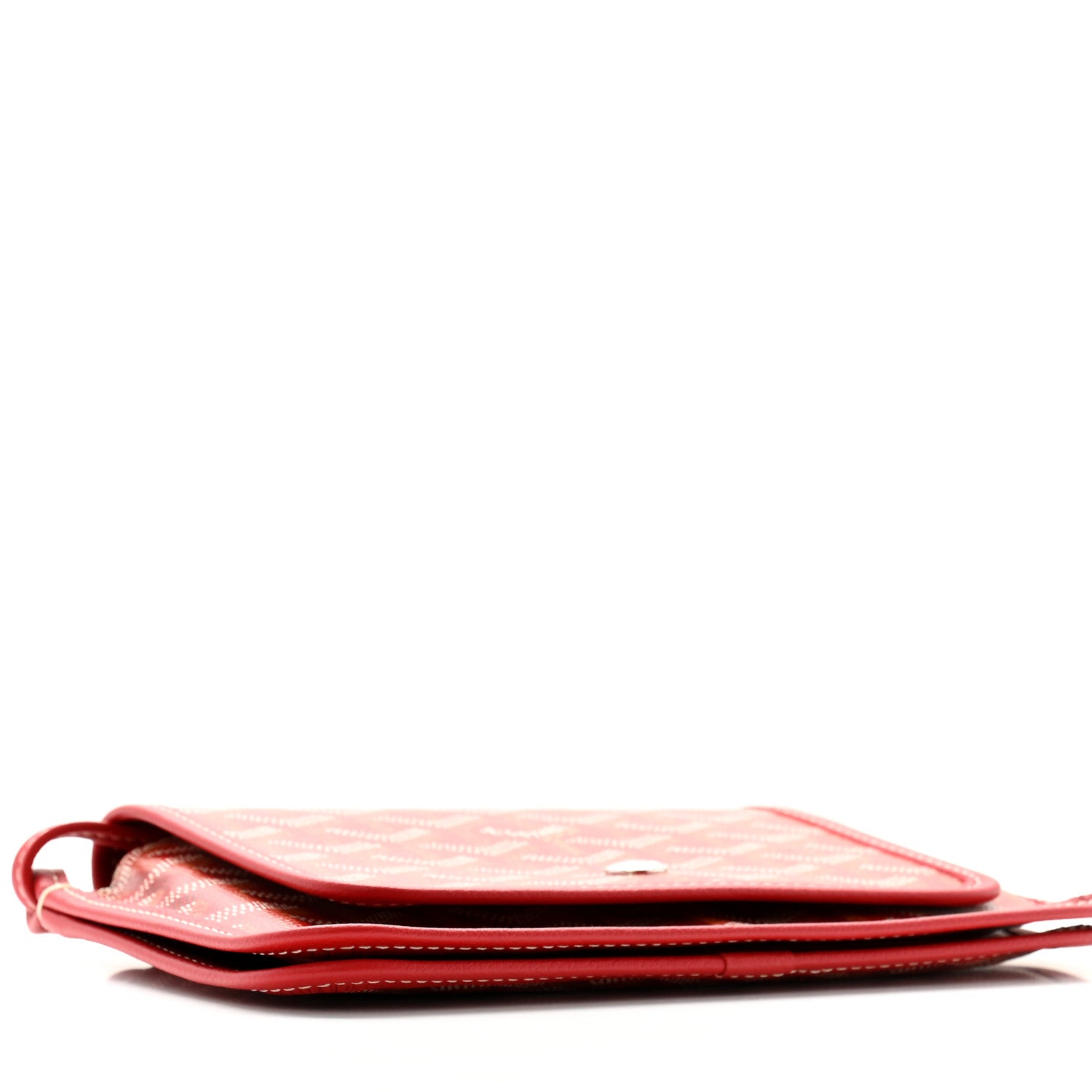 Goyard Goyardine Plumet Wallet Clutch Red 4 of 9