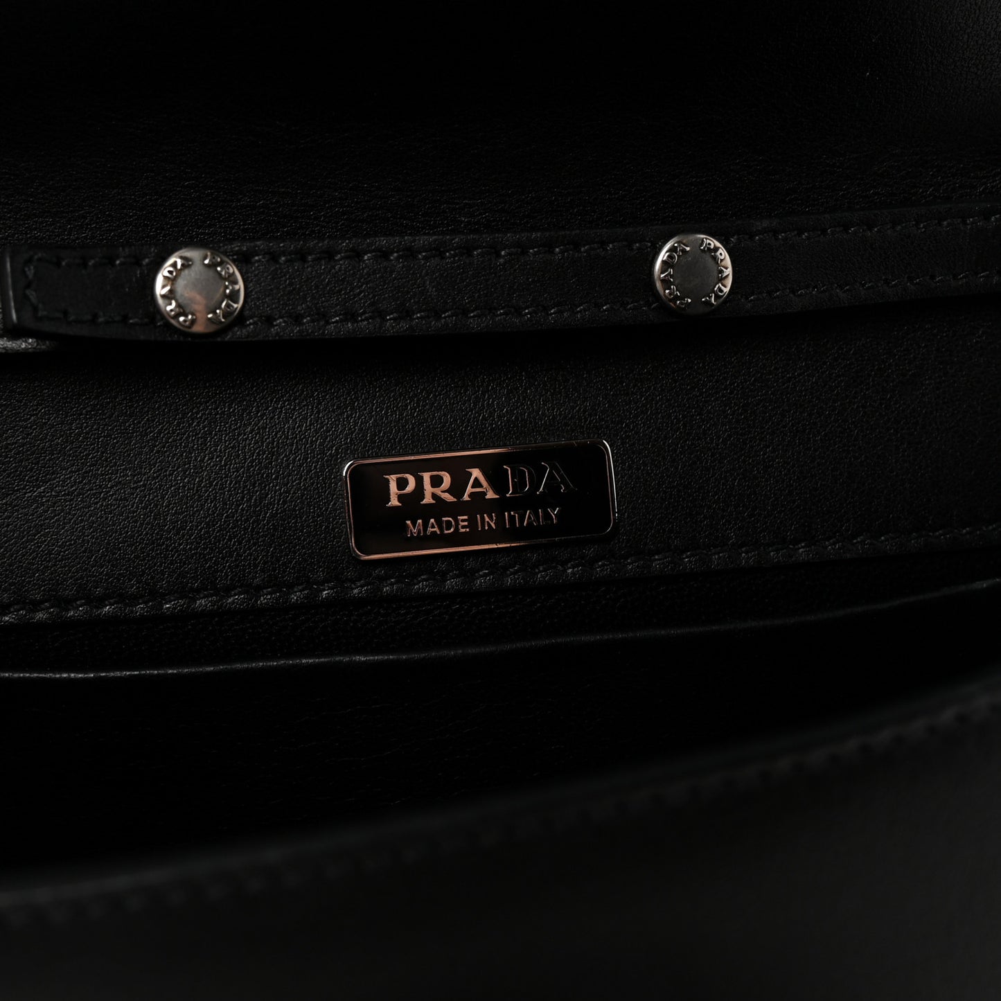 City Calf Saffiano Cahier Astrology Bag Black