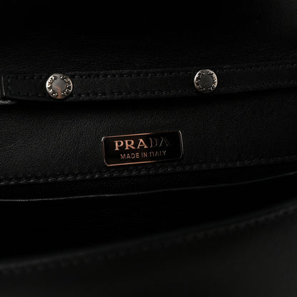 Prada City Calf Saffiano Cahier Astrology Bag Black 6 of 9