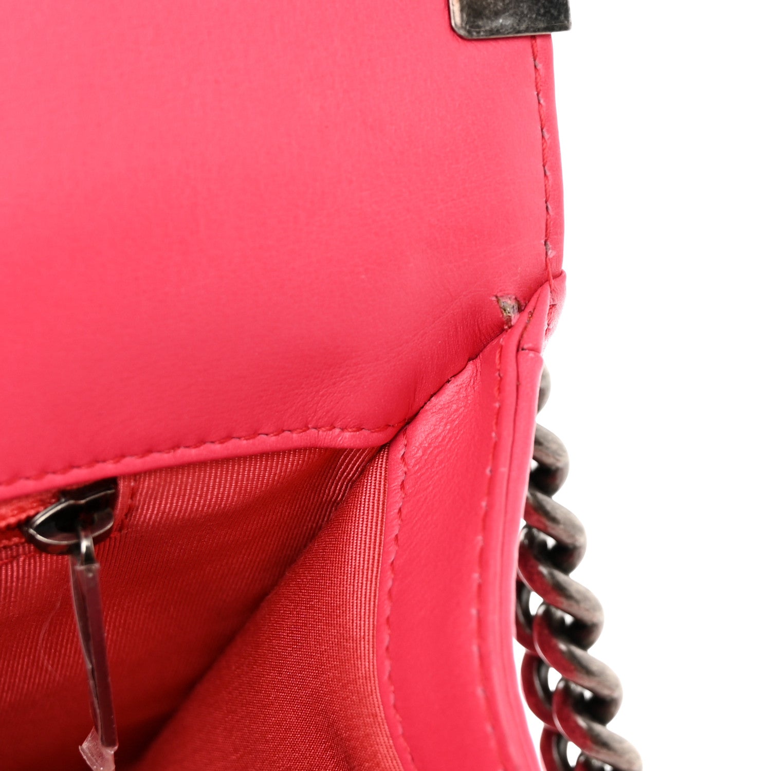 Chanel Patent Quilted Large Boy Flap Pink 10 of 11