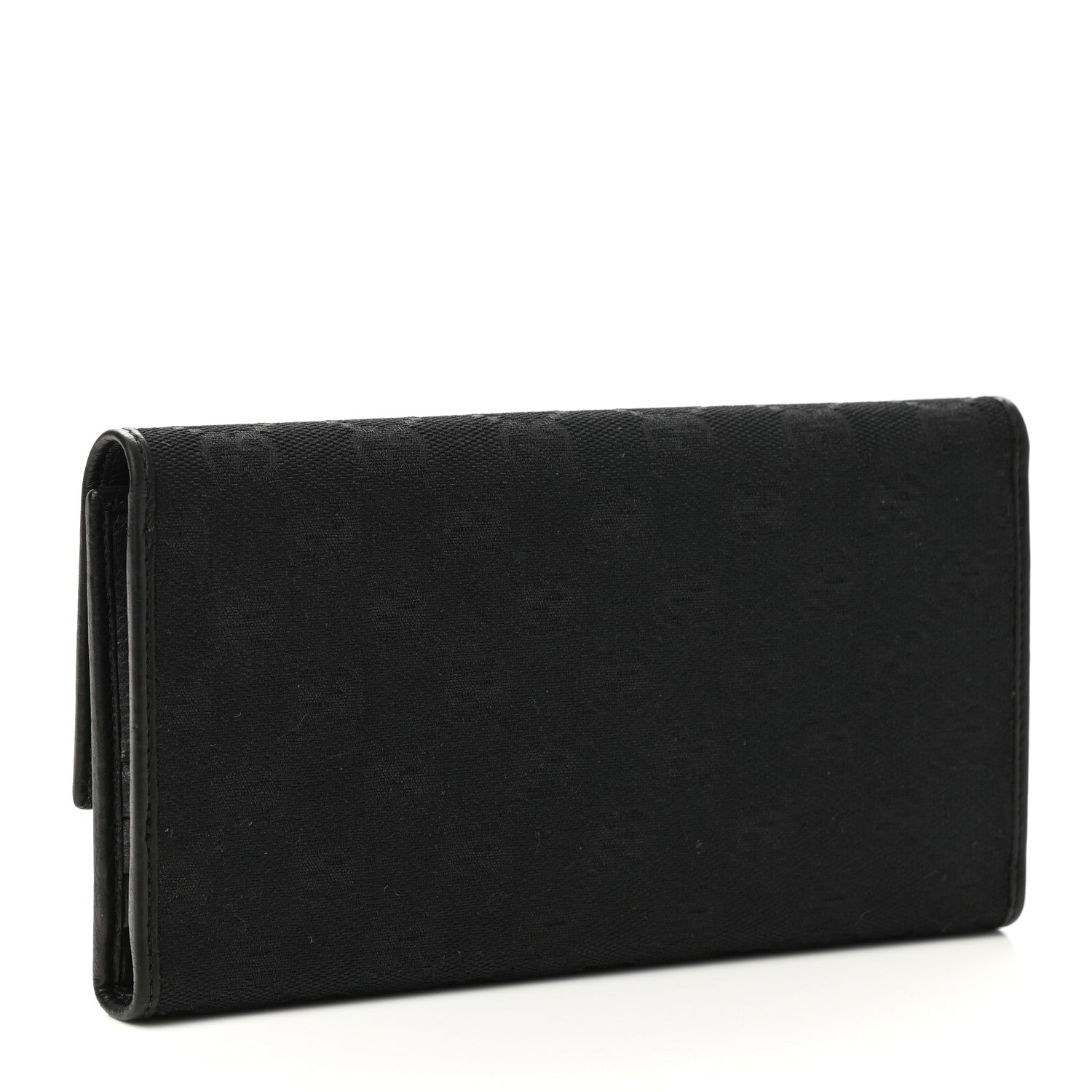 Gucci Monogram Continental Flap Wallet Black 3 of 8